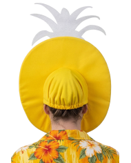 Pineapple hat in fabric with label