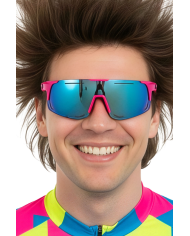 Skibrille verspiegelte Gläser auf Pappkarton