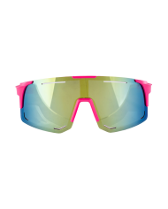 Mirrored ski glasses on card