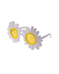 Lunettes marguerite sur papier cartonné