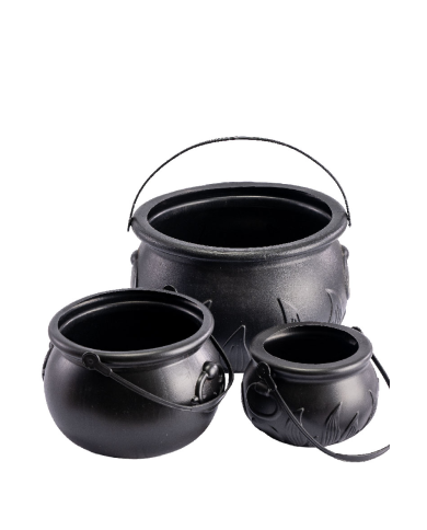 Ensemble de 3 piñatas empilables diamètre 14/19,5/24 cm environ en plastique avec étiquette volante/étiquette