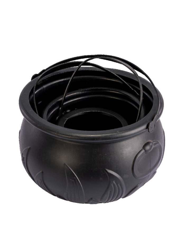 Set of 3 stackable plastic pots diam.cm.14/19,5/24 with hangtag/label