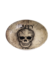 Skull centerpiece tray diam.cm.31 with hangtag/label