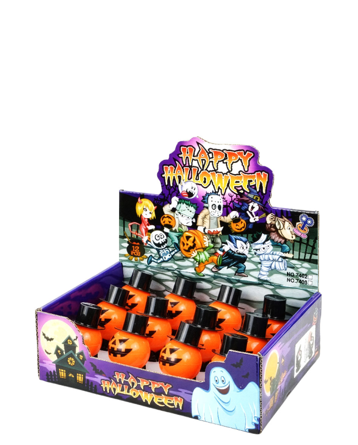 Calabacita con sombrero de muelle en expositor