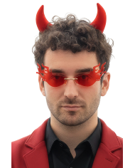 Flames glasses on card