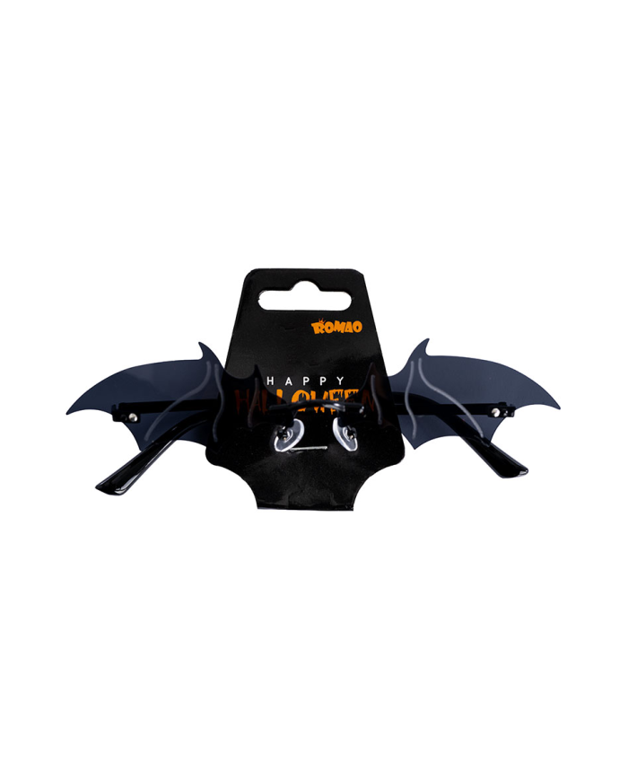 Occhiali pipistrello Halloween su cartoncino