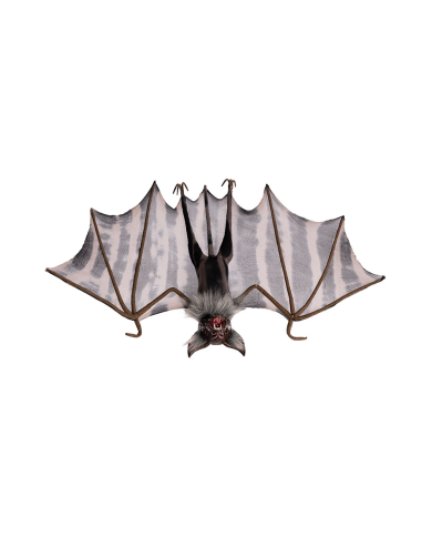 Fledermaus umgedreht zum Aufhängen H. ca. 37 cm mit Pappschild/Etikett