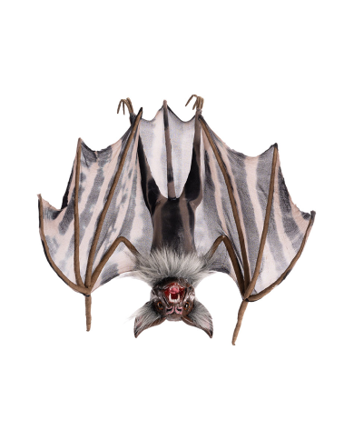 Fledermaus umgedreht zum Aufhängen H. ca. 37 cm mit Pappschild/Etikett