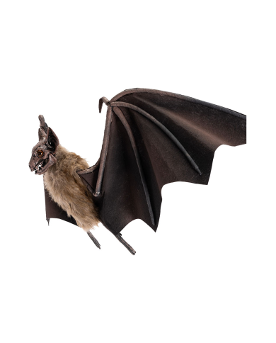 Fledermaus zum Aufhängen B. ca. 90x29 cm mit Pappschild/Etikett