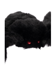 Black furry spider diam.cm.30 with hangtag/label
