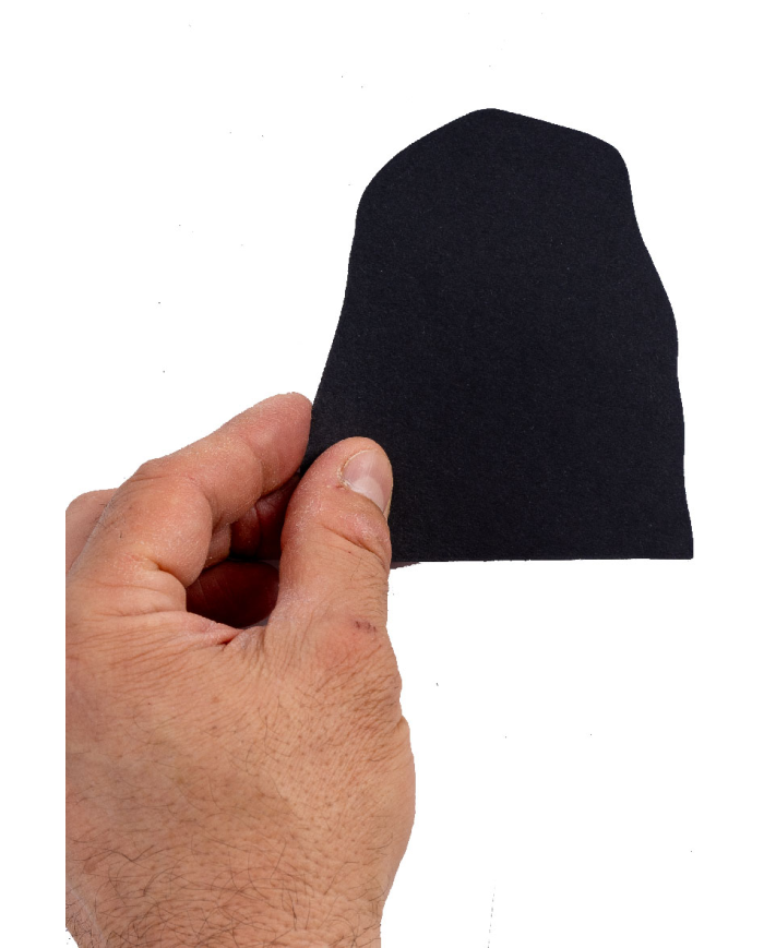 Décorations souris, longueur 24 cm environ en papier avec adhésif dans un sachet avec carte d’en-tête