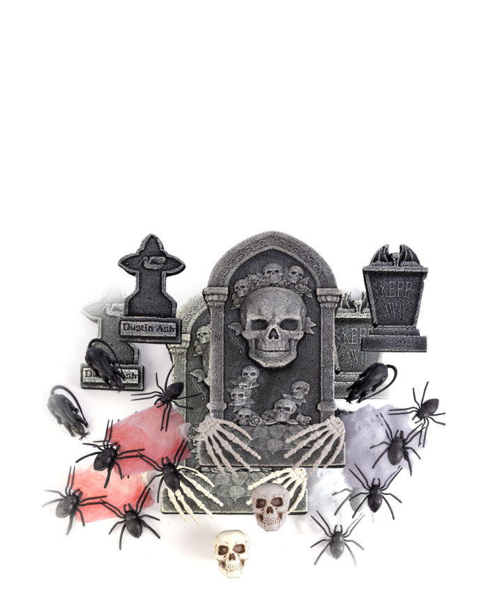 Cemetery set (16 pcs) in box