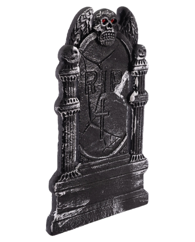 Lapide in polistirolo h.cm.50x31 ca. con cartellino/etichetta