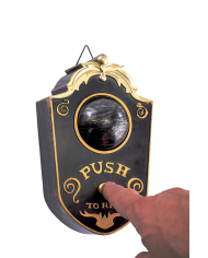 Doorbell cm. 18x12 with eye, sound, light, movement  (batteries not incl.) in box