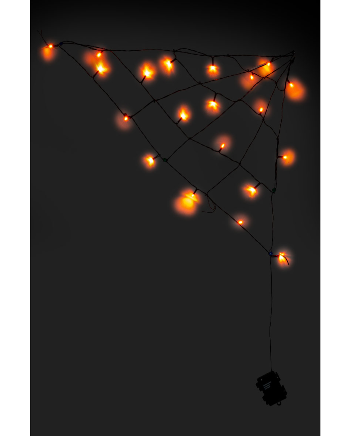 Spiderweb with lights diam.cm.60 (batteries not included) in box