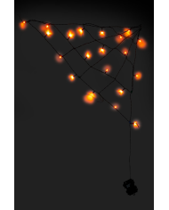 Spiderweb with lights diam.cm.60 (batteries not included) in box