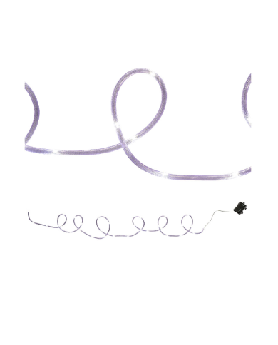 Tubo luminoso de unos 520 cm. de largo (pilas no incluidas) en caja