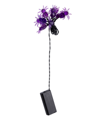 Spiders lighting garland cm. 120 (batteries not incl.) in box