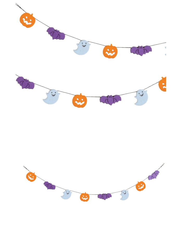 Felt Halloween garland cm. 180 in pbh