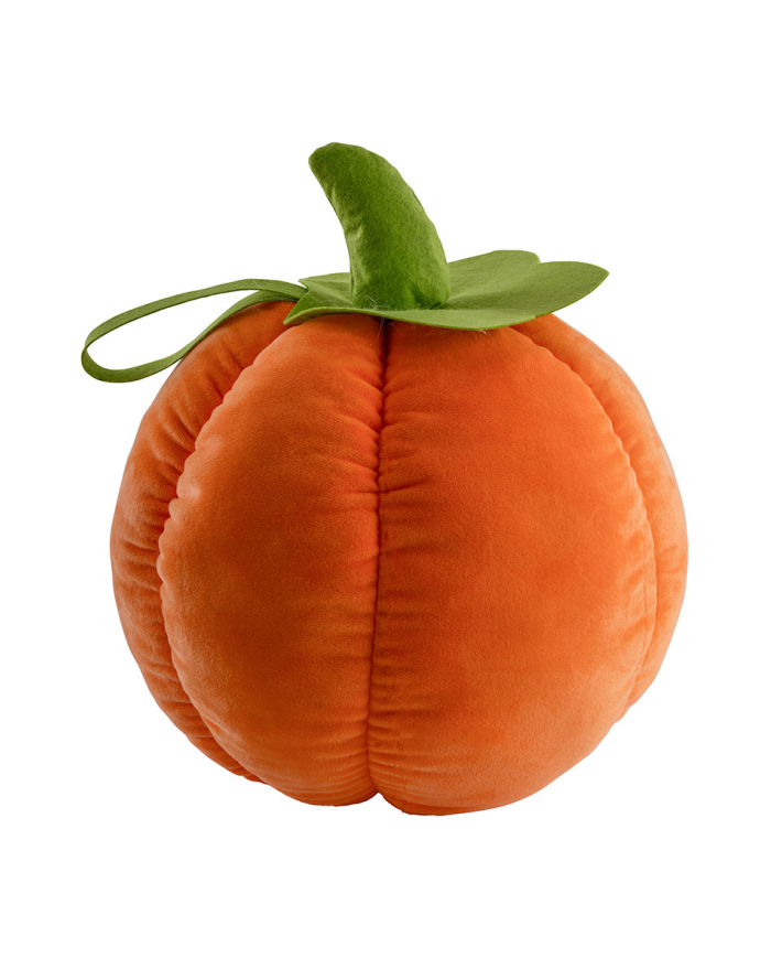 Zucca decorativa morbida in tessuto diam.cm.30 ca. con cartellino/etichetta