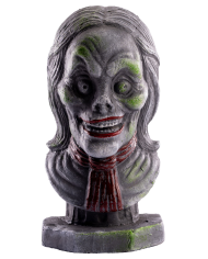 Busto de poliestireno con piqueta de unos 43 cm. de alto con etiqueta colgante/etiqueta