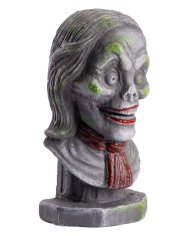 Busto in polistirolo con picchetto h.cm.43 ca. con cartellino/etichetta