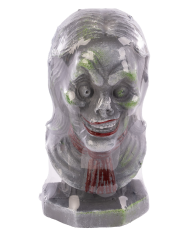 Busto in polistirolo con picchetto h.cm.43 ca. con cartellino/etichetta