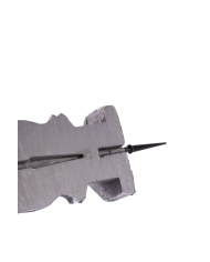 Polystirene spider bust with picket cm.43 with label