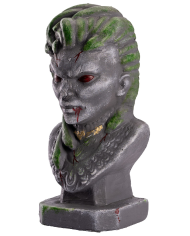 Busto con serpenti in polistirolo con picchetto h.cm.43 ca. con cartellino/etichetta