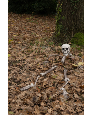 Ensemble os humains (16 pcs) en plastique dans un sachet en filet avec étiquette volante/étiquette