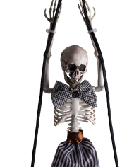Skeleton boy on swing for hanging cm. 65 in bag
