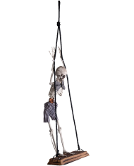 Esqueleto en columpio para colgar de unos 65 cm. de alto en bolsa