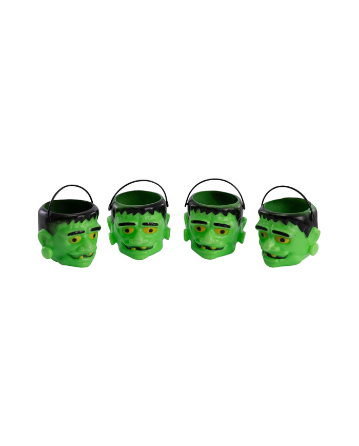 4 paniers Franky, hauteur 6 cm environ dans un sachet avec carte d’en-tête