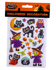 Cartella stickers streghette in busta su cartoncino