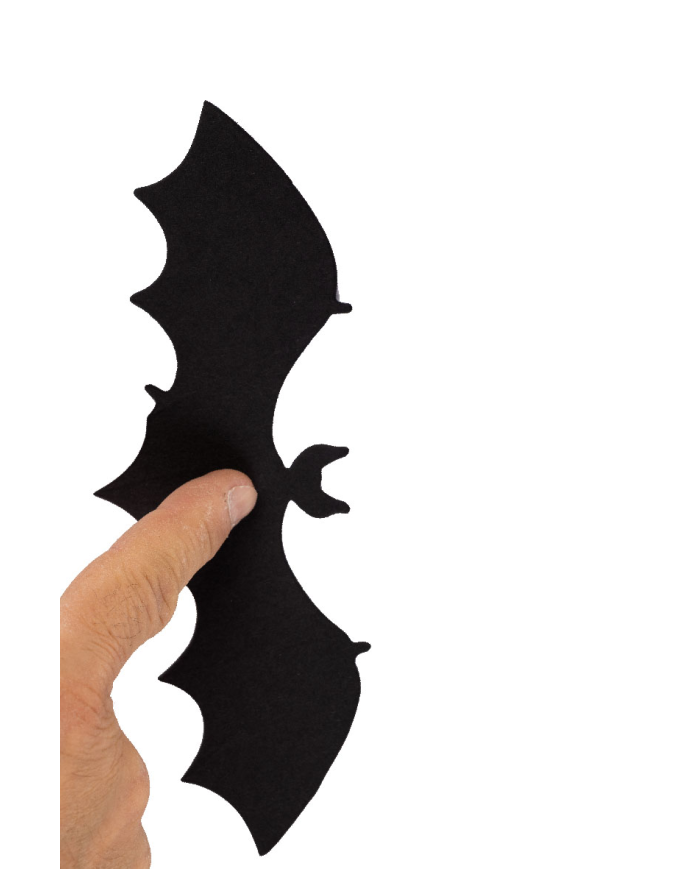 Paper bat decorations in pbh