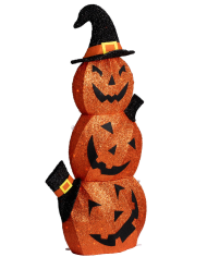 Light-up pumpkins with hat h.cm.102 (220 volt) outdoor use in bag