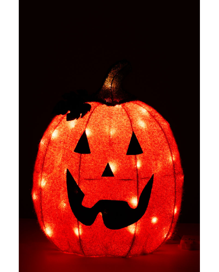 Light-up pumpkins with hat h.cm.46 (220 volt) outdoor use in bag