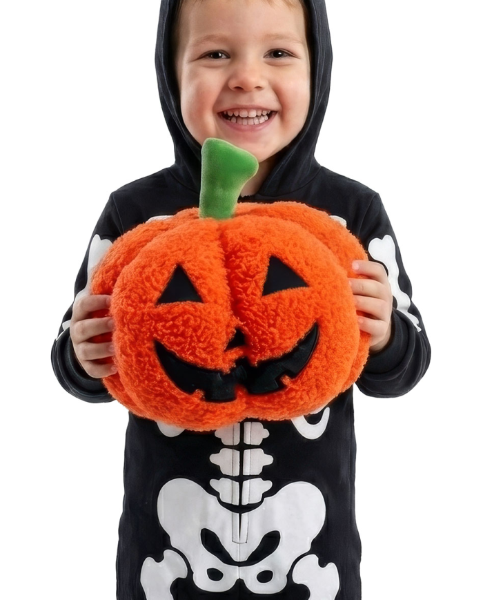 Soft fabric pumpkin h.cm.24 with hangtag/label