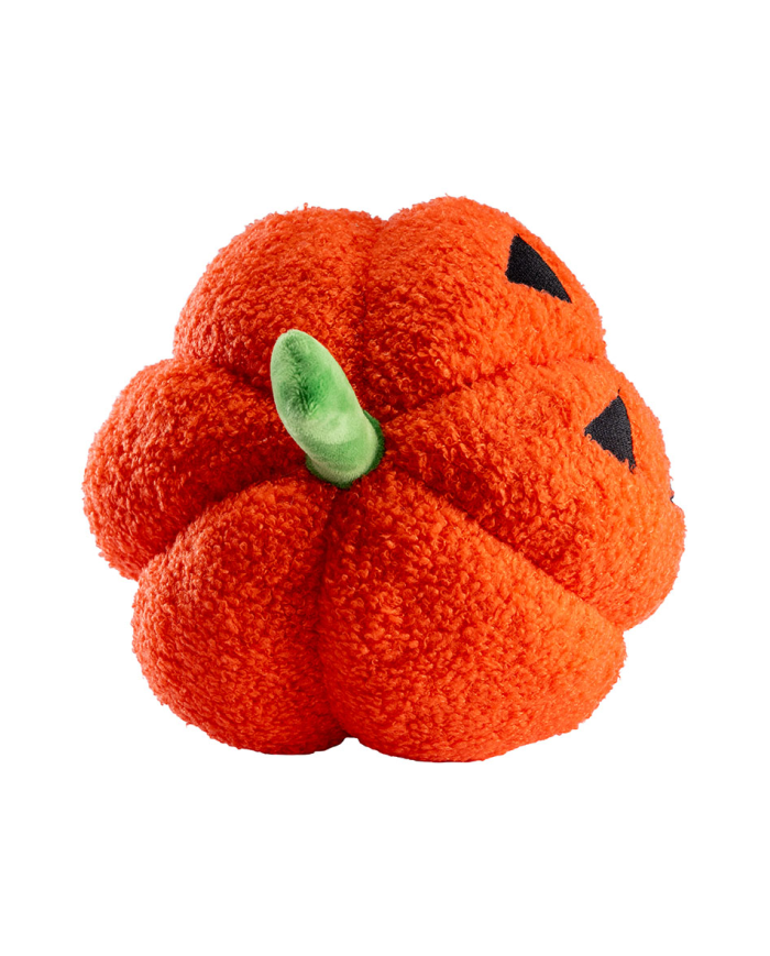 Citrouille souple en tissu diamètre 24 cm environ avec étiquette volante/étiquette