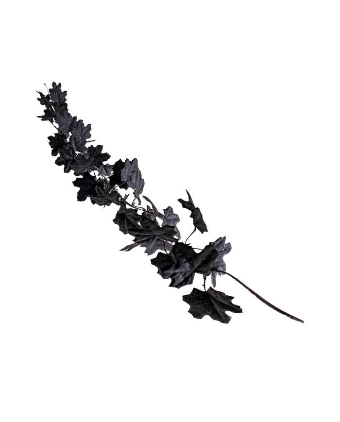 Vertikale Hängeschnur mit schwarzen Blättern L. ca. 190 cm in Beutel