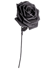 Rose noire géante en EVA diamètre 40 cm hauteur 100 cm environ avec étiquette volante/étiquette
