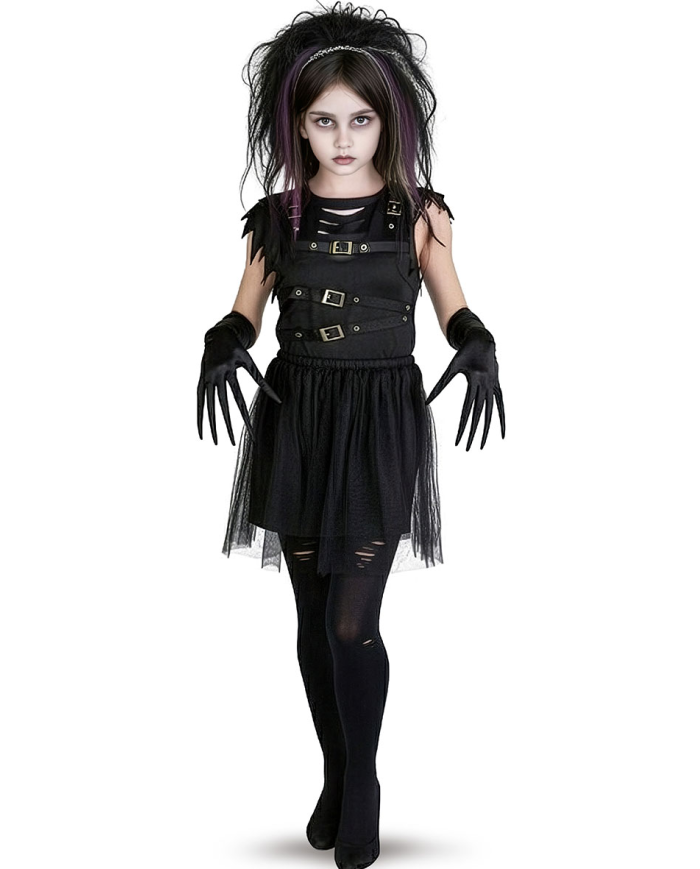 Disfraz zombie girl talla VIII en bolsa con gancho