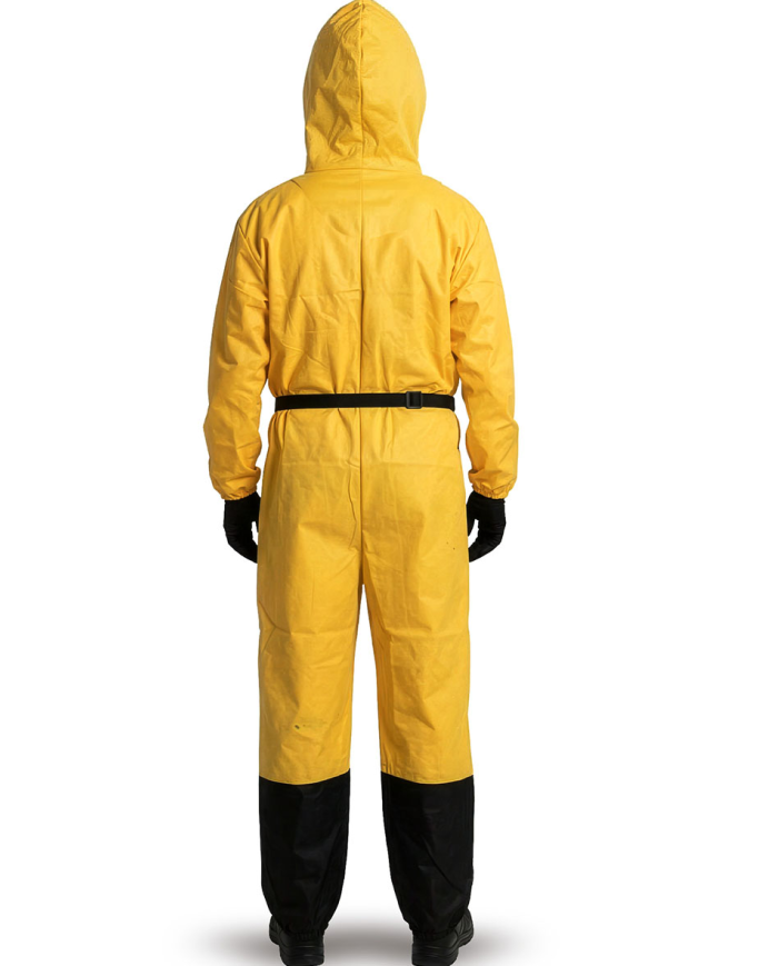 Radioactive zombie costume size VIII in bag w/hook