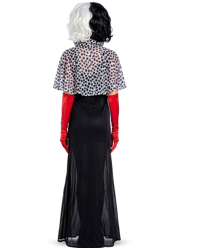 Costume Crudelia tg.VIII in busta con gancio