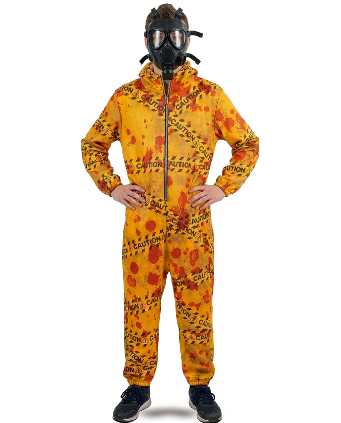 Costume horror con cappuccio tg.VIII in busta con gancio