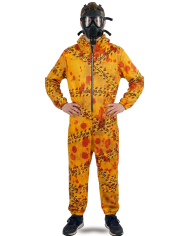 Costume horror con cappuccio tg.VIII in busta con gancio