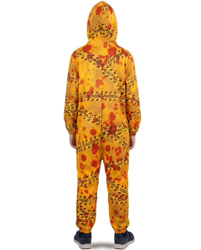 Costume horror con cappuccio tg.VIII in busta con gancio