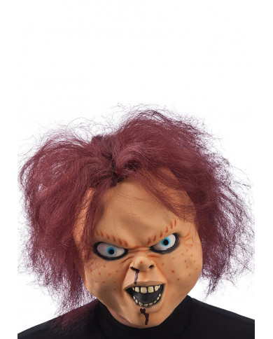 Maschera da bambola horror, realizzata in lattice, ricorda Maschera da bambola horror, realizzata in lattice, ricorda