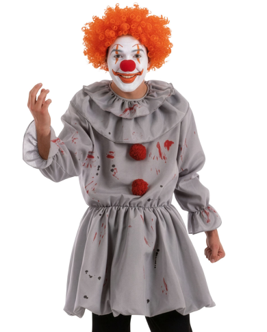 CLOWN COSTUME (TUNIC) (M/L) IN BAG WITH HOOK