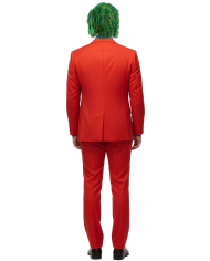 CLOWNKOSTÜM ROT (Größe M/L), IM BEUTEL MIT AUFHÄNGER